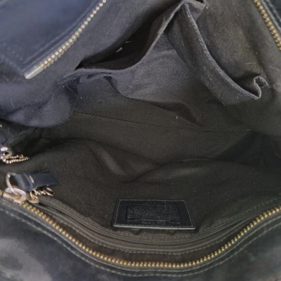 Coach Legacy Hampton Black Leather Satchel - Picture 11 of 12